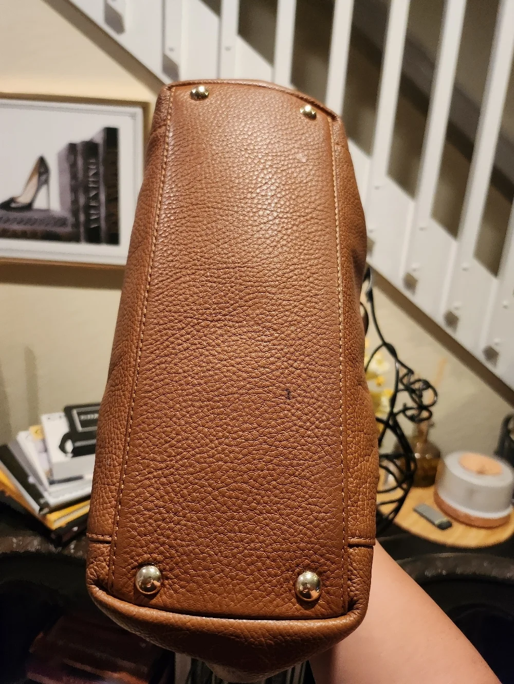 Michael Kors leather shoulder bag